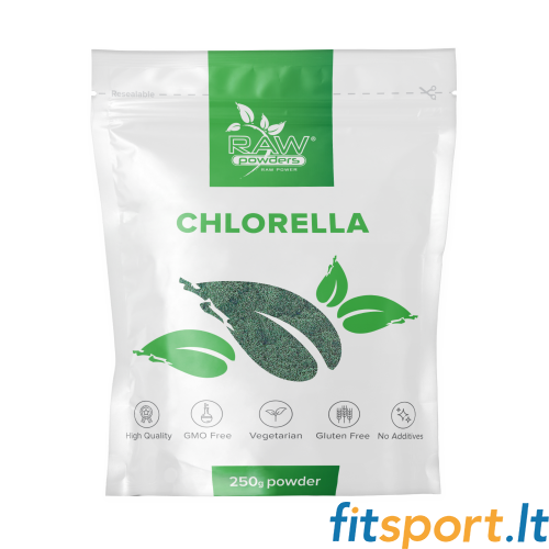 Toorpulbrid Chlorella 250 g. 