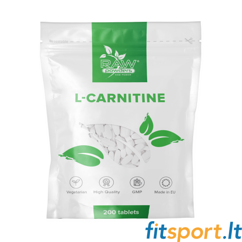 Raw Powders L-Carnitine 200 таб - 200 порций 