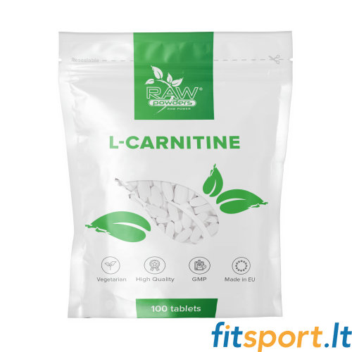 Raw Powders L-Carnitine 100 таб - 100 порций 